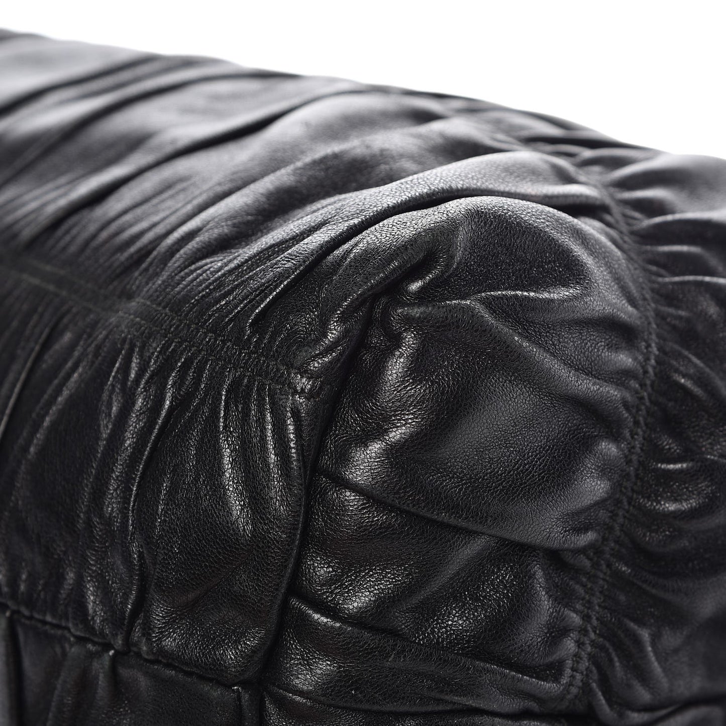 Nappa Gaufre Tote Black