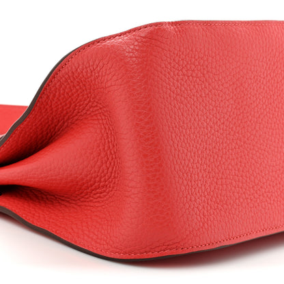 Hermes Taurillon Clemence Jypsiere 28 Rouge Pivoine 9 of 16