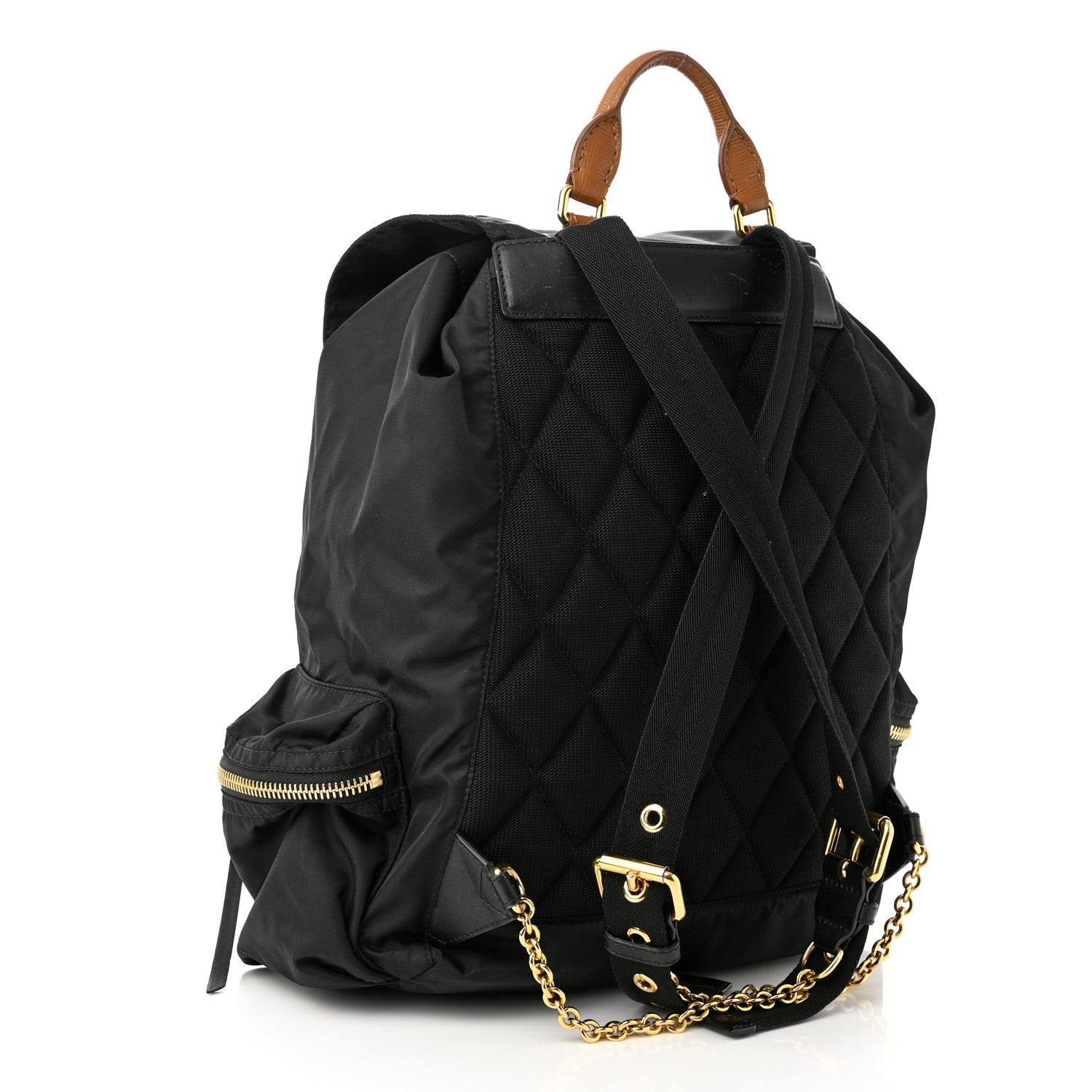 Burberry Nylon Large Rucksack Backpack Black 3 of 10