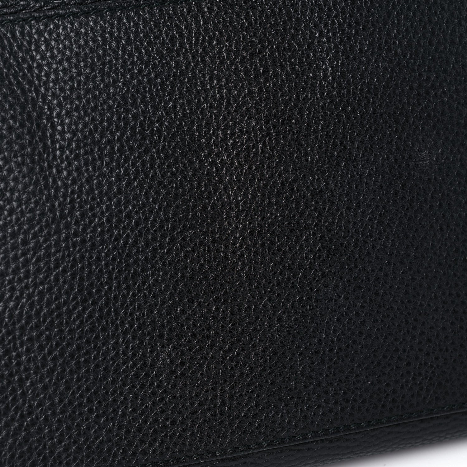 Gucci Pebbled Calfskin Large Bamboo Daily Top Handle Bag Black 16 of 20