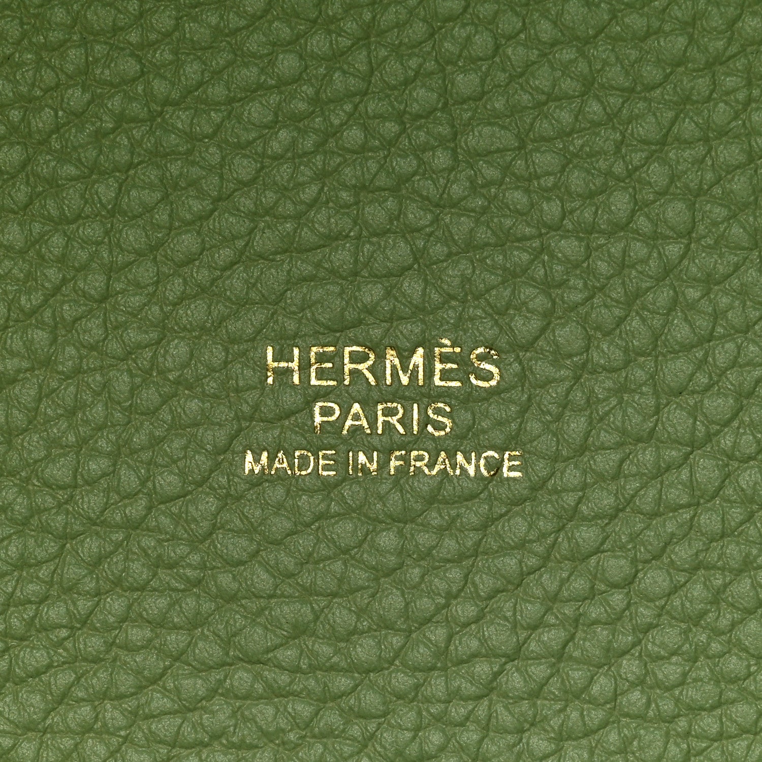 Hermes Taurillon Maurice Picotin Lock 18 PM Vert Criquet 7 of 10