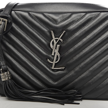 Saint Laurent Calfskin Matelasse Monogram Lou Camera Bag Black 10 of 10