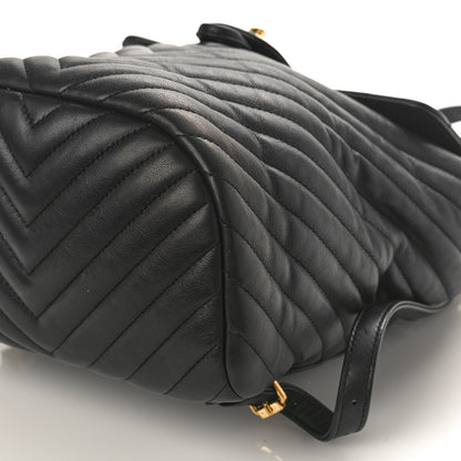 Chanel Calfskin Chevron Quilted Small Urban Spirit Backpack Black 8 of 11