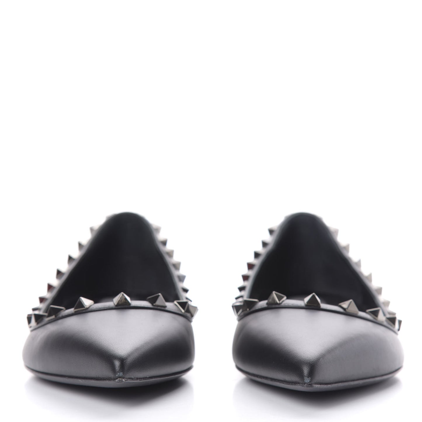 Nappa Rockstud Ballerina Flats 39 Black