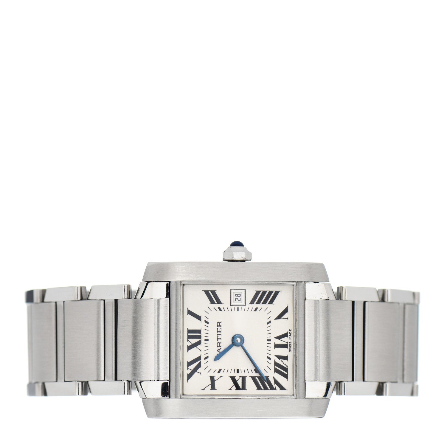 Cartier Stainless Steel 25mm Tank Francaise Quartz Watch 2 of 5