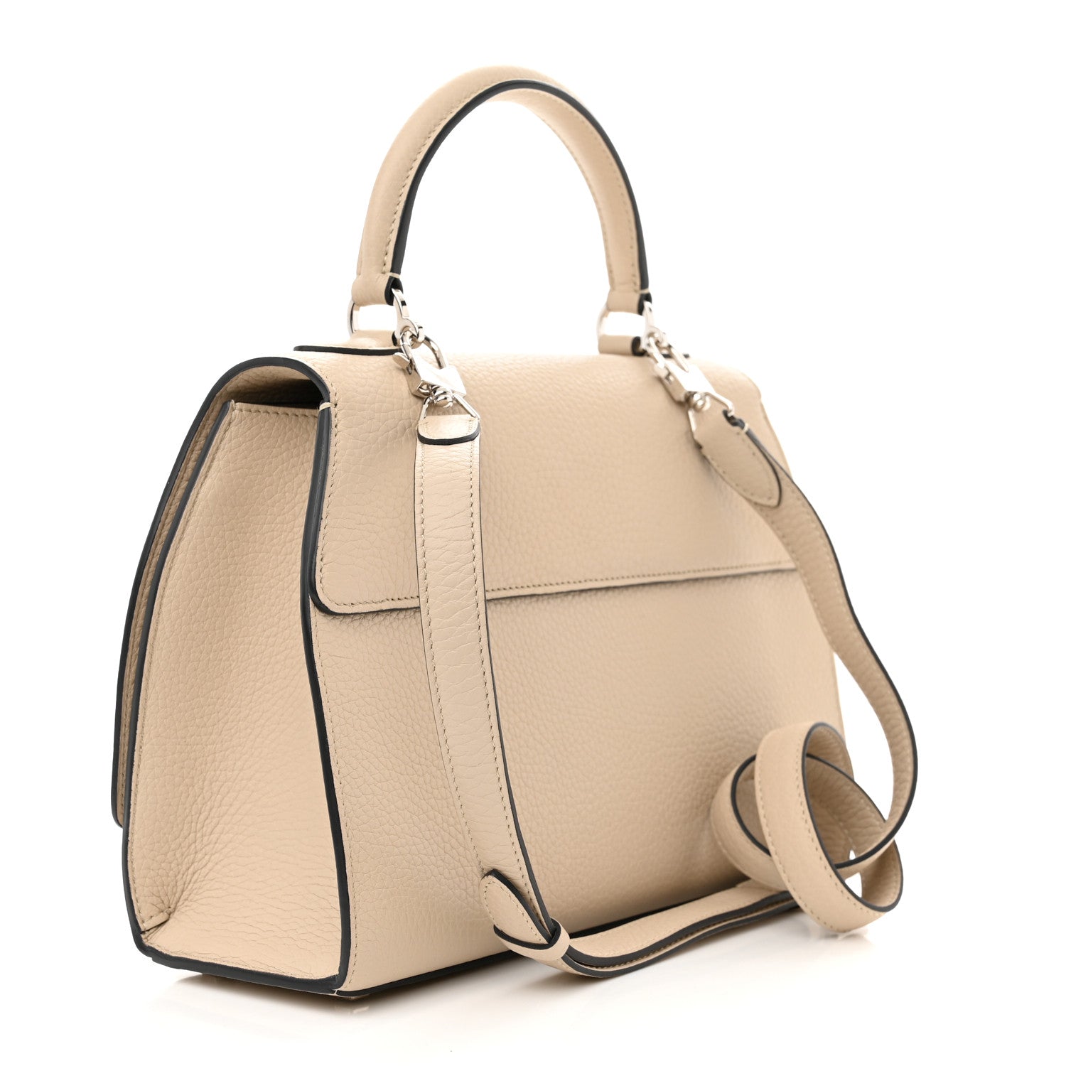 Moynat Taurillon Blush Rejane PM Tourterelle 3 of 9
