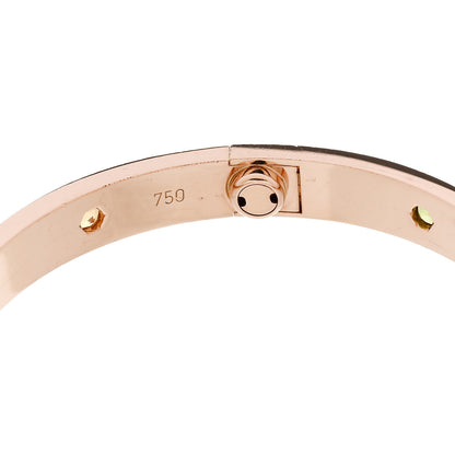 Cartier 18K Pink Gold Sapphire Garnet Amethyst LOVE Bracelet 17 7 of 9