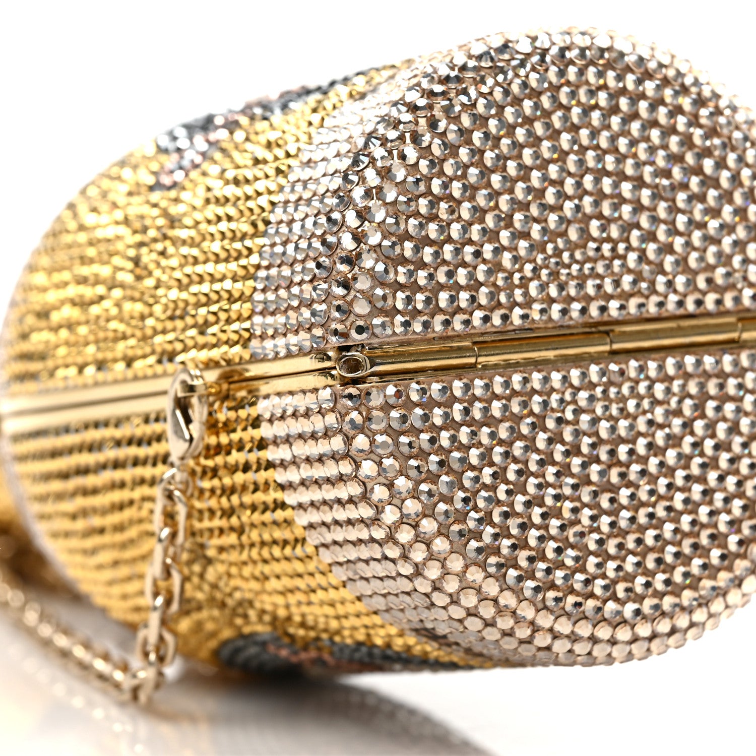 Judith Leiber Crystal Champagne Bottle Big Bubbles Minaudiere Clutch 8 of 10