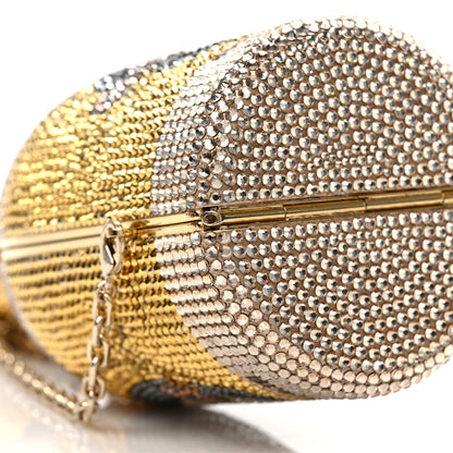Judith Leiber Crystal Champagne Bottle Big Bubbles Minaudiere Clutch 8 of 10