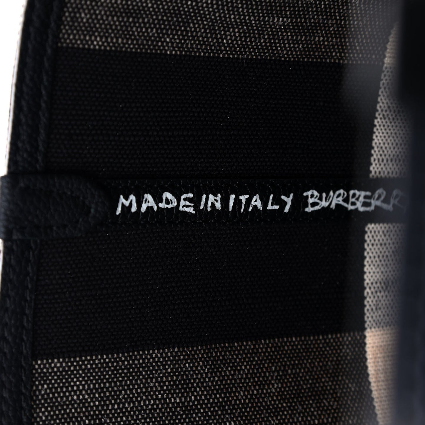 Coated Canvas Mega Check Medium Doodle Tote Black