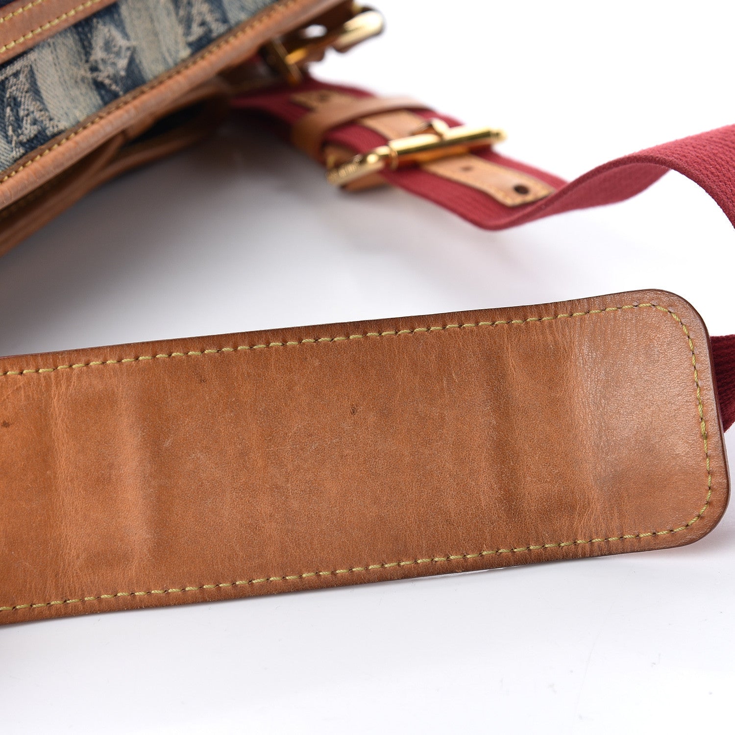 Louis Vuitton Denim Raye Porte Epaule MM 13 of 21