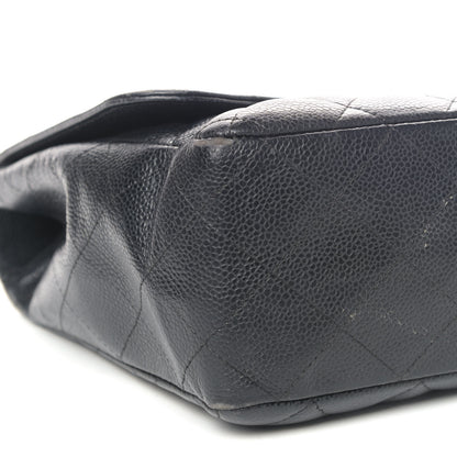 Chanel Caviar Quilted Jumbo Single Flap Black 6 of 6