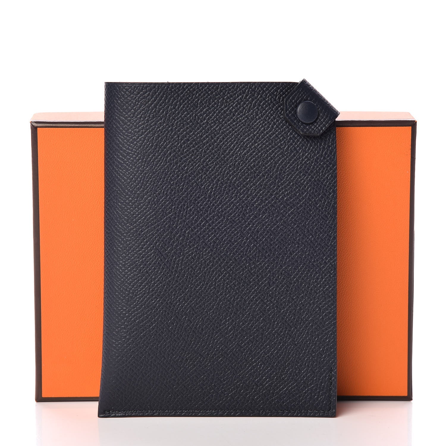 Hermes Epsom Tarmac PM Passport Holder Bleu Indigo 14 of 14
