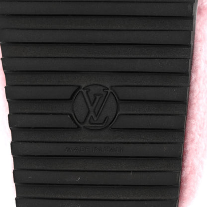 Louis Vuitton Shearling Paseo Flat Comfort Sandal 40 Rose Clair 8 of 11