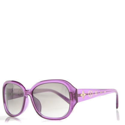 Louis Vuitton Obsession GM Z0642E Sunglasses Violet Glitter 1 of 9