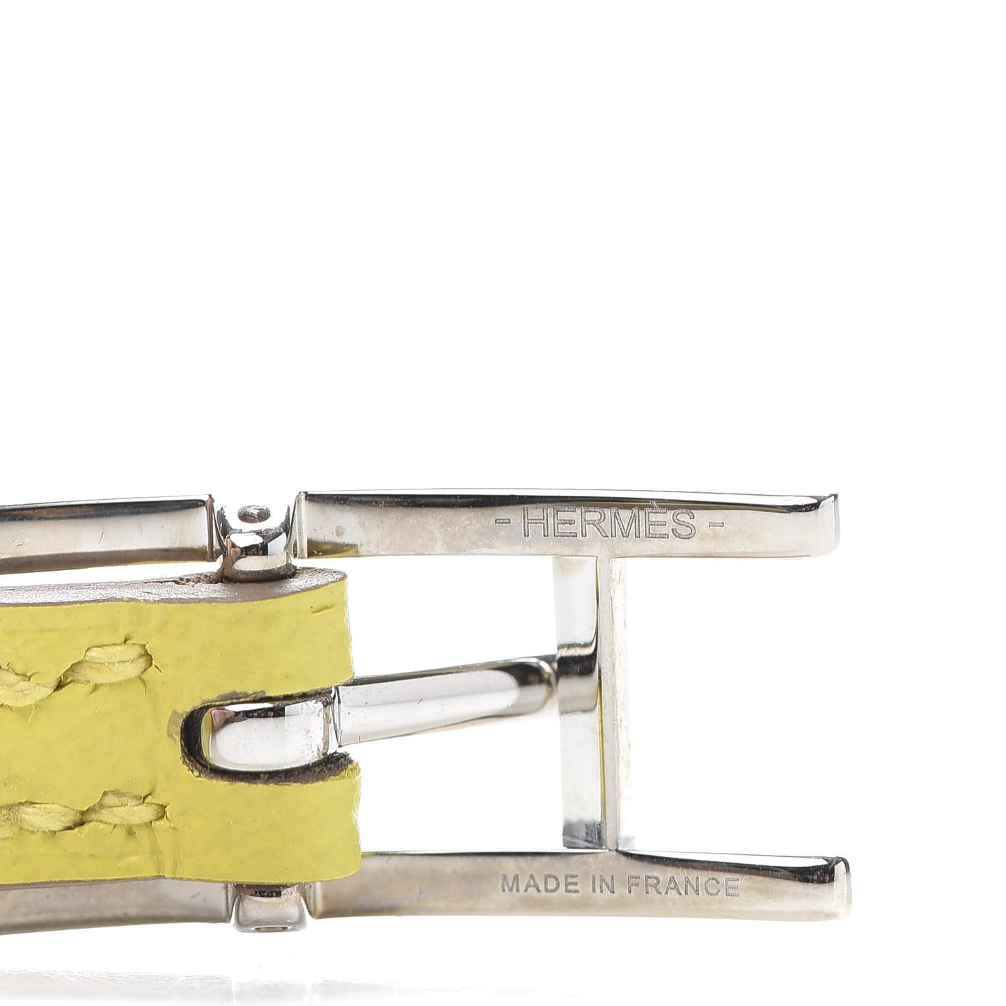 Epsom Swift Behapi Double Tour Bracelet XS Lime Etoupe