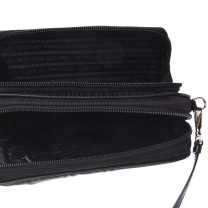 Prada Saffiano Tessuto Nylon Vela Mini Crossbody Bag Black 5 of 10