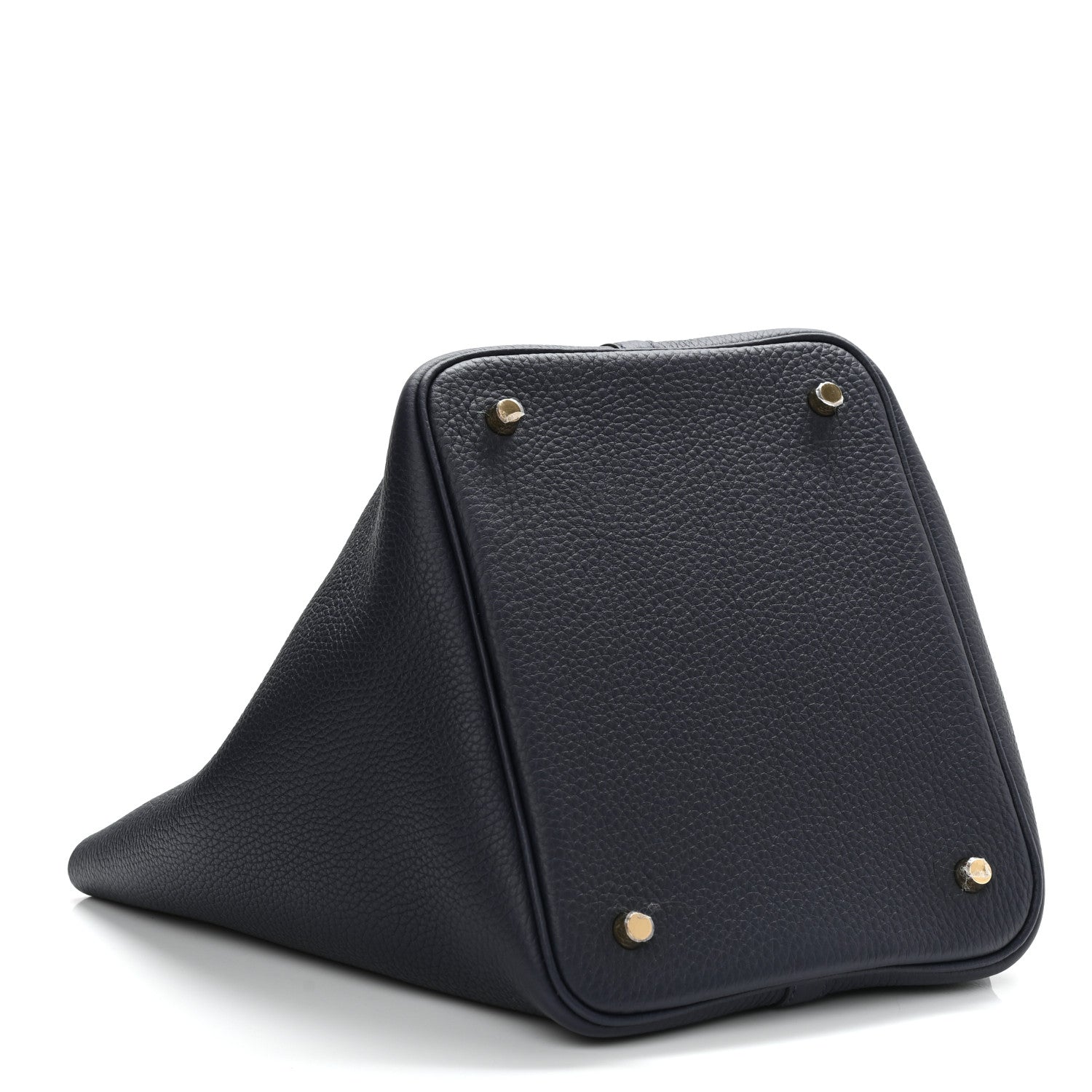 Hermes Taurillon Clemence Picotin Lock 22 MM Bleu Nuit 4 of 11