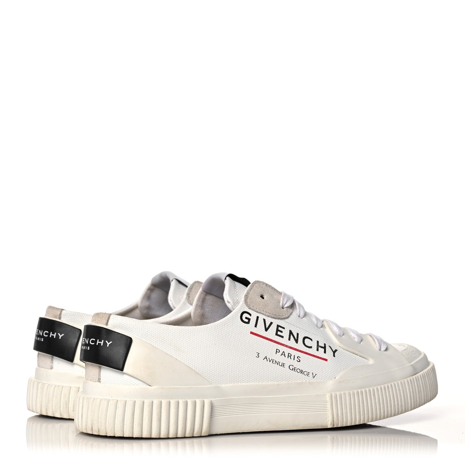 Givenchy Canvas Logo Tennis Light Low Top Sneakers 36.5 White 4 of 13