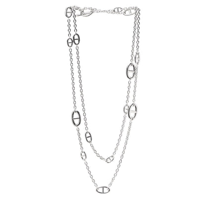 Hermes Sterling Silver Farandole Necklace 120 3 of 6