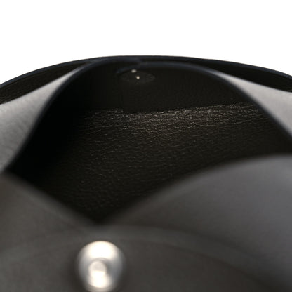 Hermes Evercolor Calvi Card Case Graphite 5 of 11