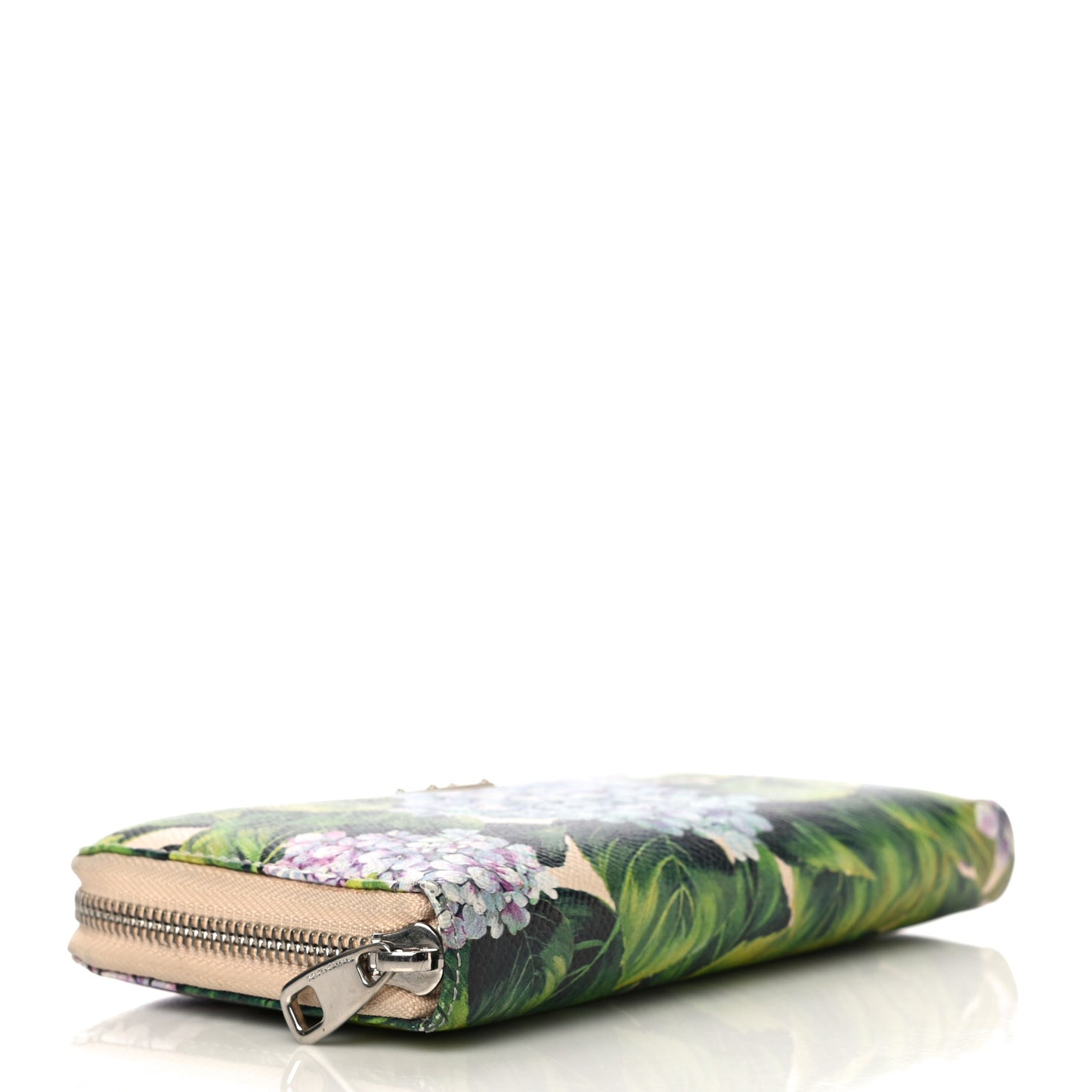 Dauphine Floral Print Zip Around Wallet Multicolor