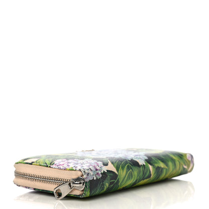 Dolce & Gabbana Dauphine Floral Print Zip Around Wallet Multicolor 4 of 10