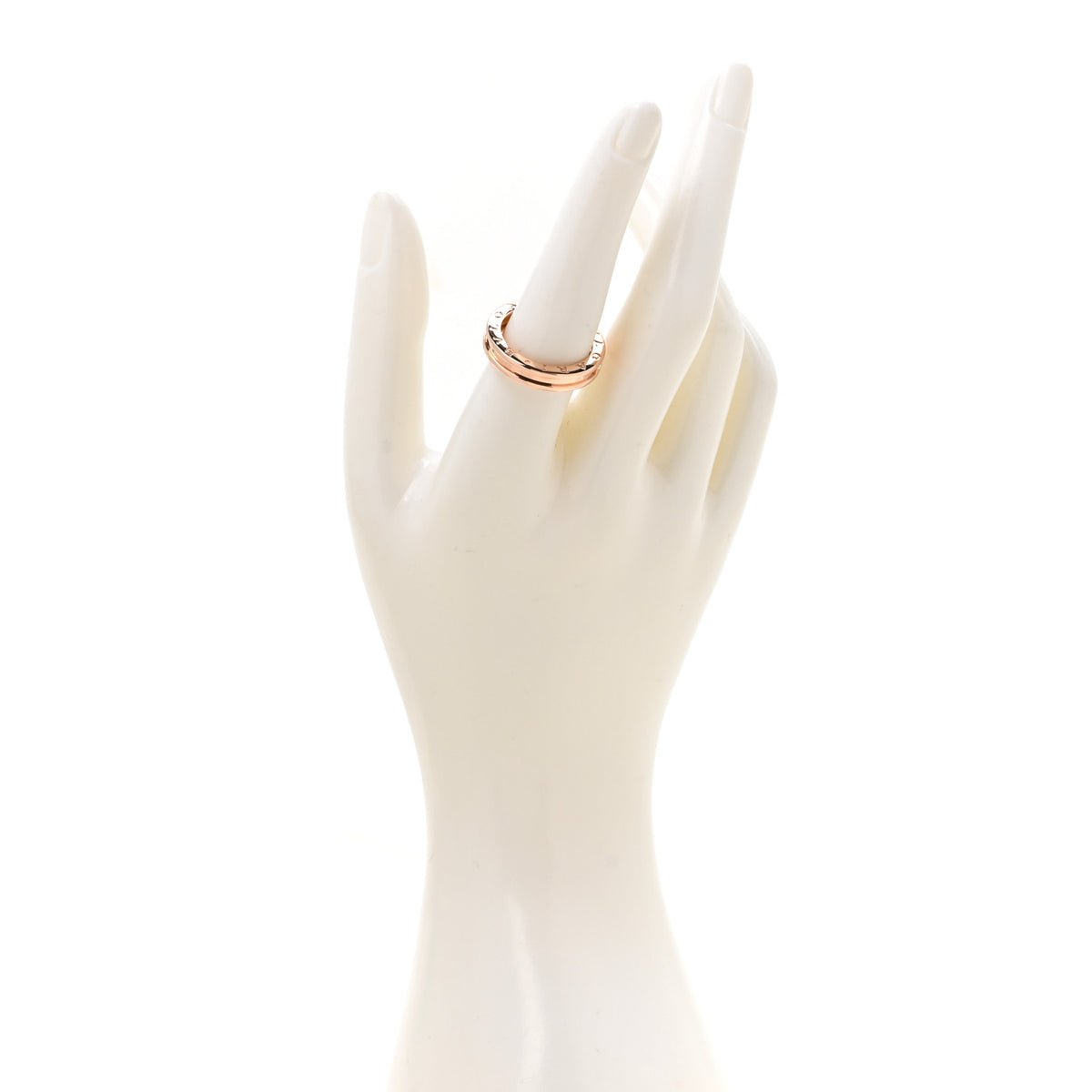18K Rose Gold B.Zero1 One-Band Ring 57 8