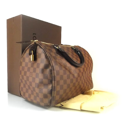 Louis Vuitton Damier Ebene Speedy 30 3 of 9