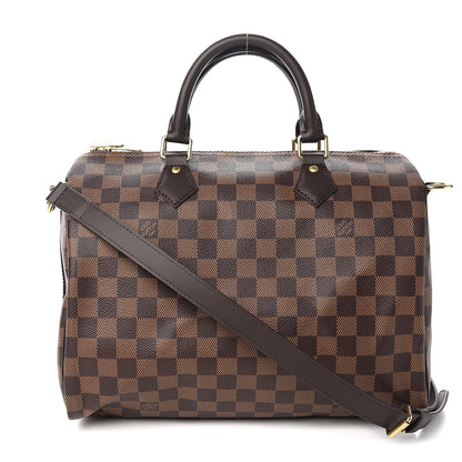 Louis Vuitton Damier Ebene Speedy Bandouliere 30 1 of 10