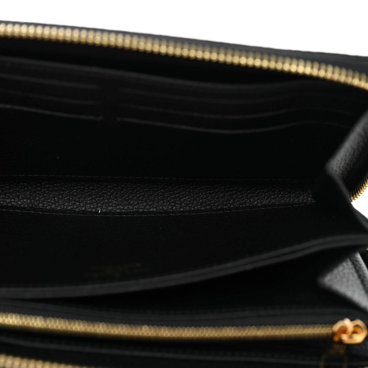 Empreinte Monogram Giant Zippy Wallet Black Beige