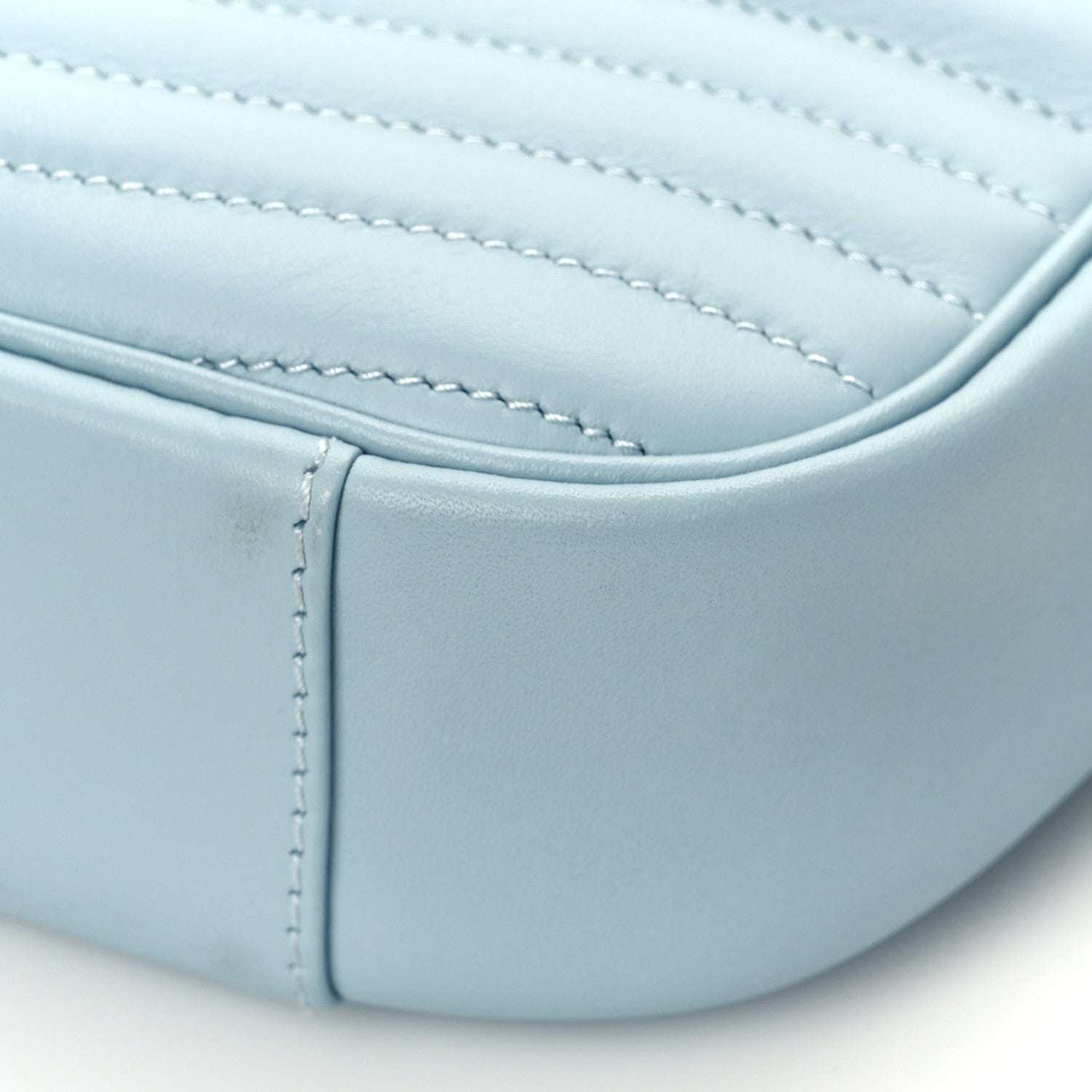 Louis Vuitton Calfskin New Wave Camera Bag Porcelain Blue 8 of 9