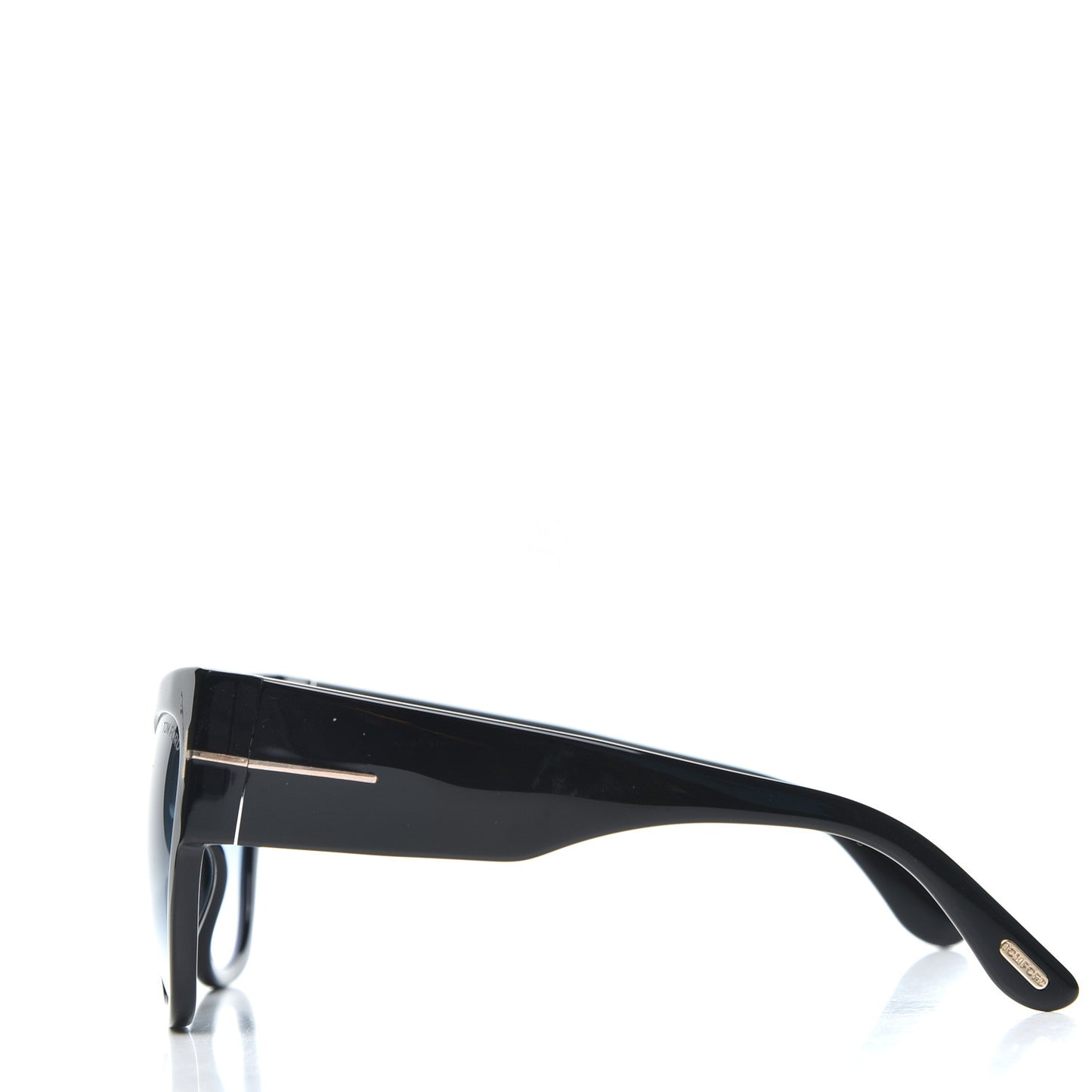 Acetate Anoushka Cat Eye Sunglasses TF371 Black
