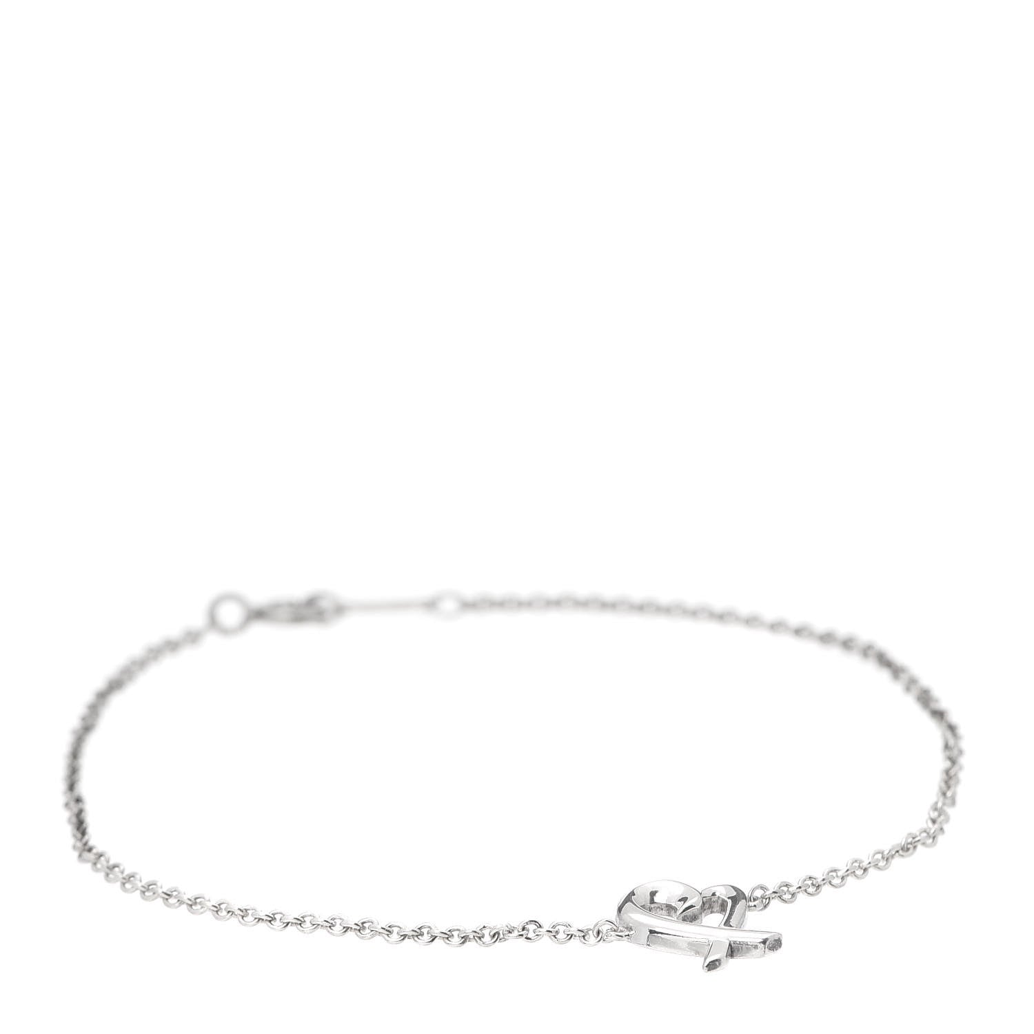 Tiffany Sterling Silver Paloma Picasso Loving Heart Bracelet 1 of 6