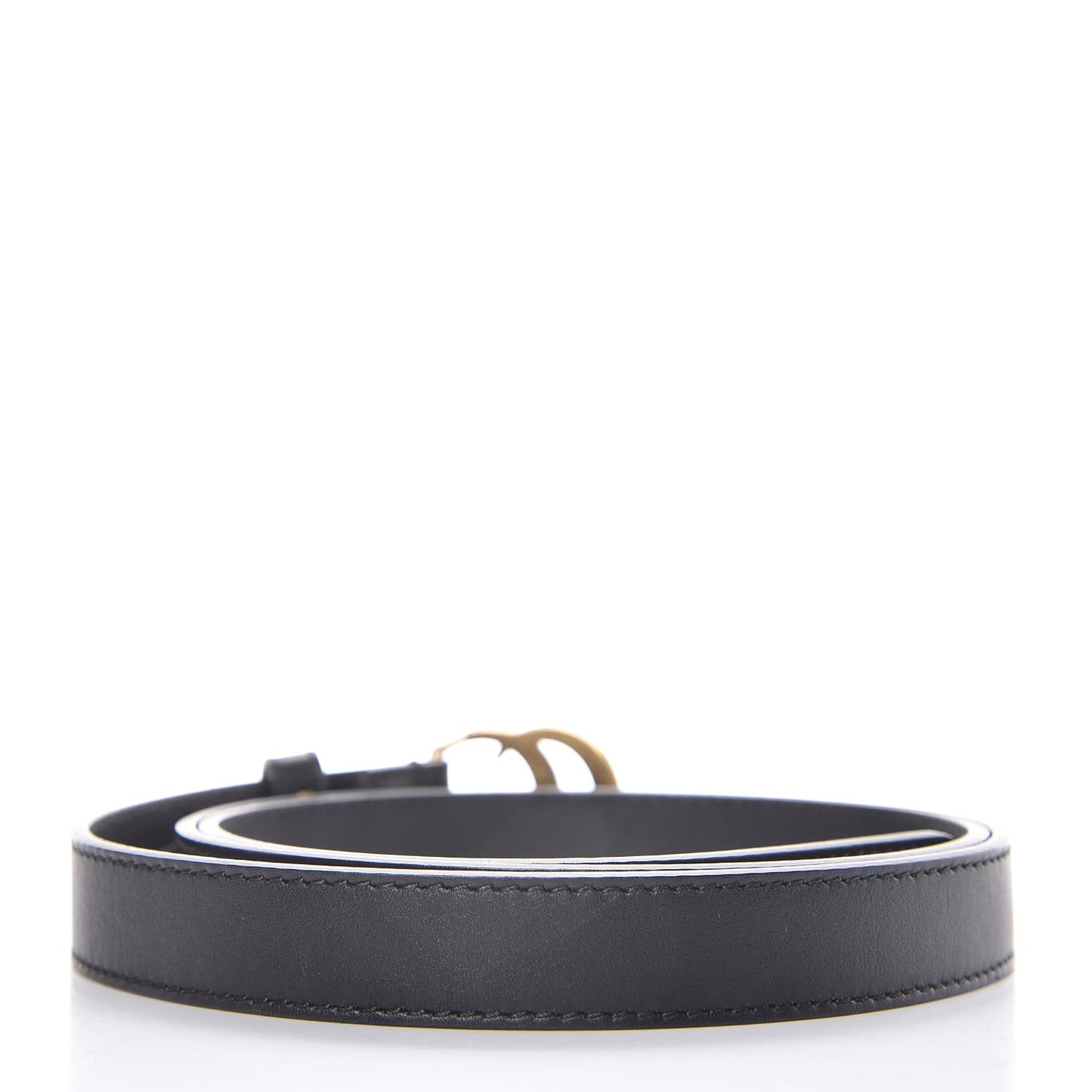 Calfskin Double G 20mm Belt 95 38 Black
