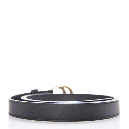 Gucci Calfskin Double G 20mm Belt 95 38 Black 3 of 7