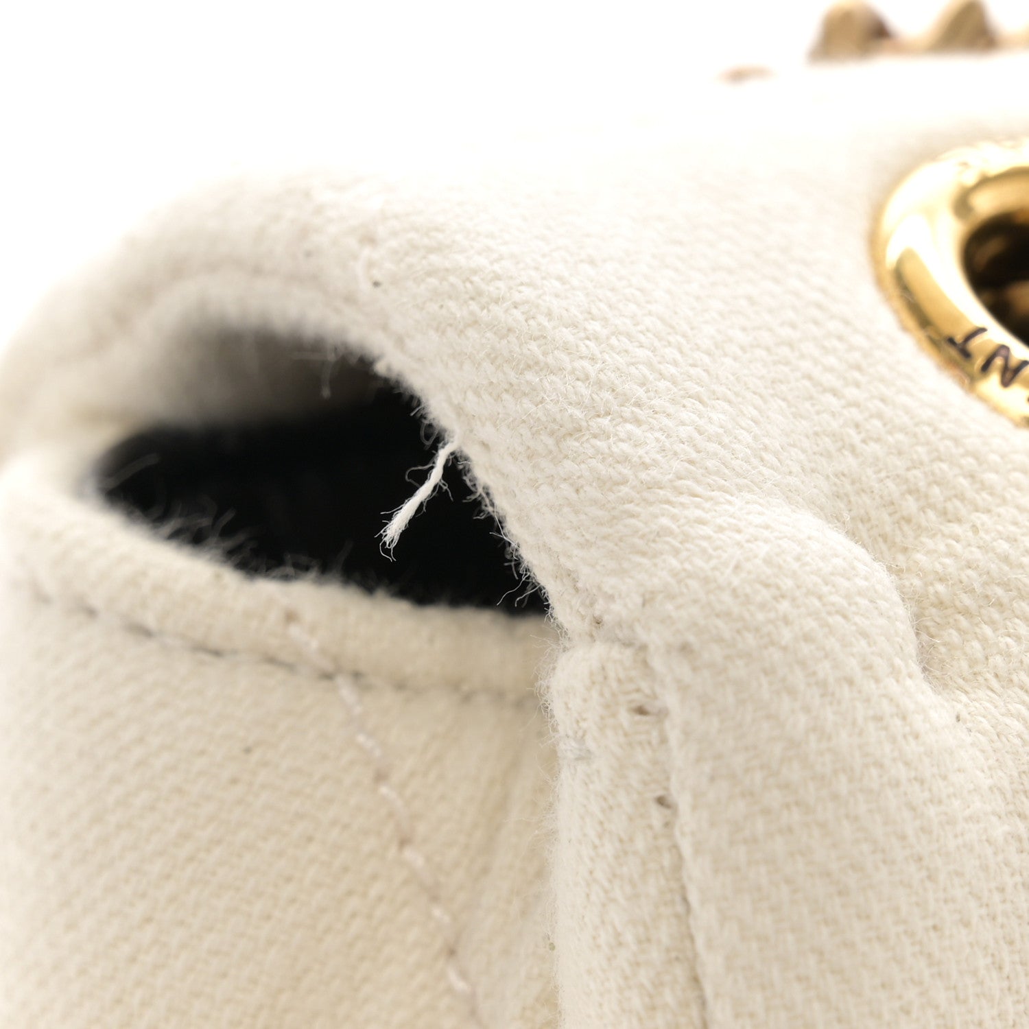 Saint Laurent Crinkle Cotton Patchwork Monogram Medium Jamie Vanilla Ice 11 of 11