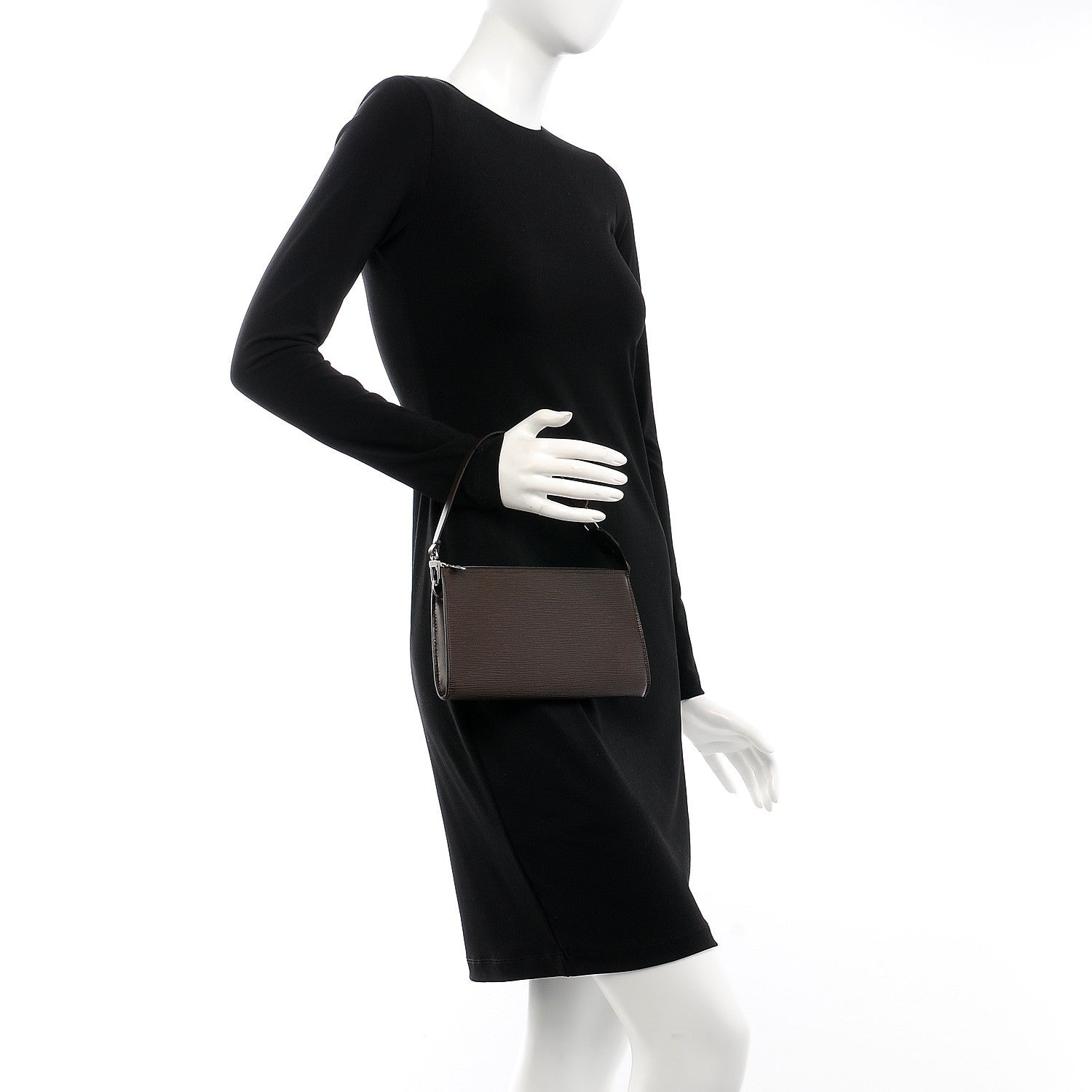 Louis Vuitton Epi Pochette Accessories 24 Moka 2 of 7