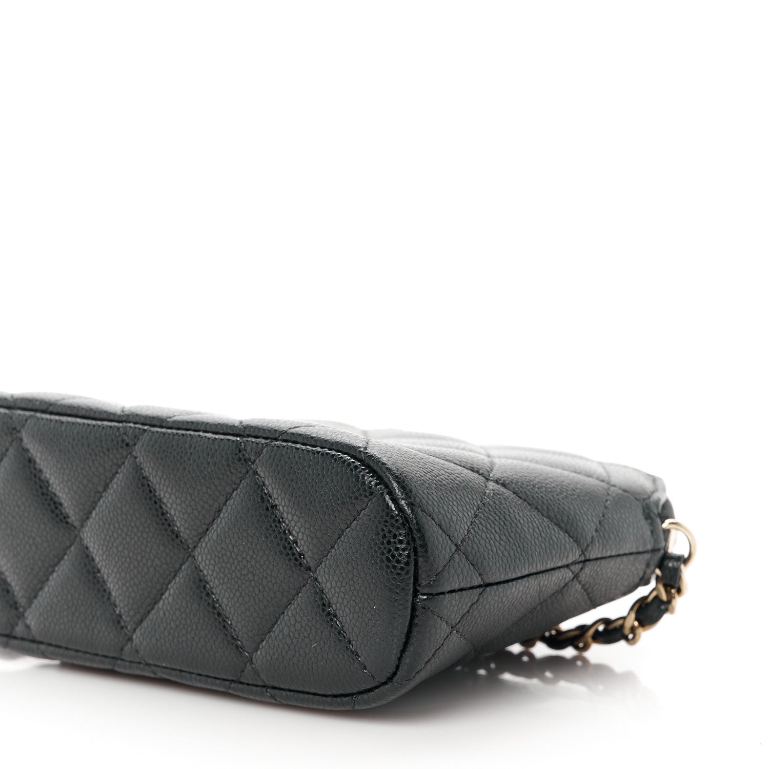 Chanel Caviar Quilted Classic Clutch with Chain Black 10 of 10