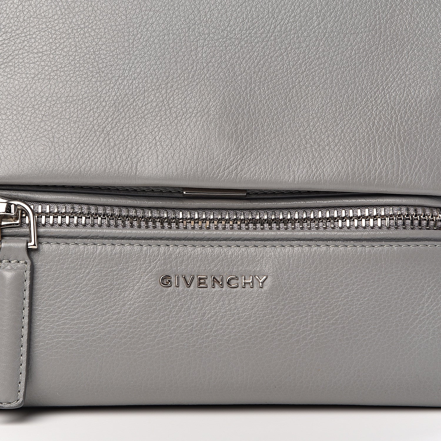 Givenchy Calfskin Mini Pandora Pure Flap Bag Pearl Grey 8 of 10