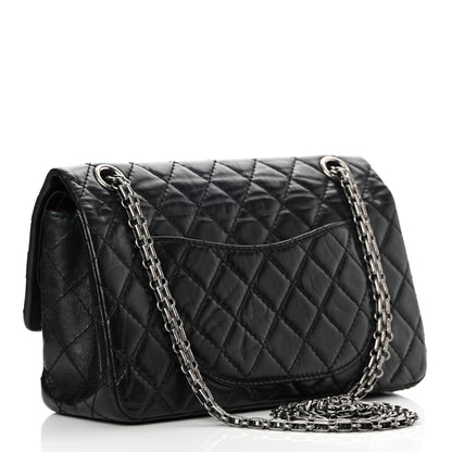 Chanel Aged Calfskin Quilted 2.55 Reissue 225 Flap Black 3 of 16