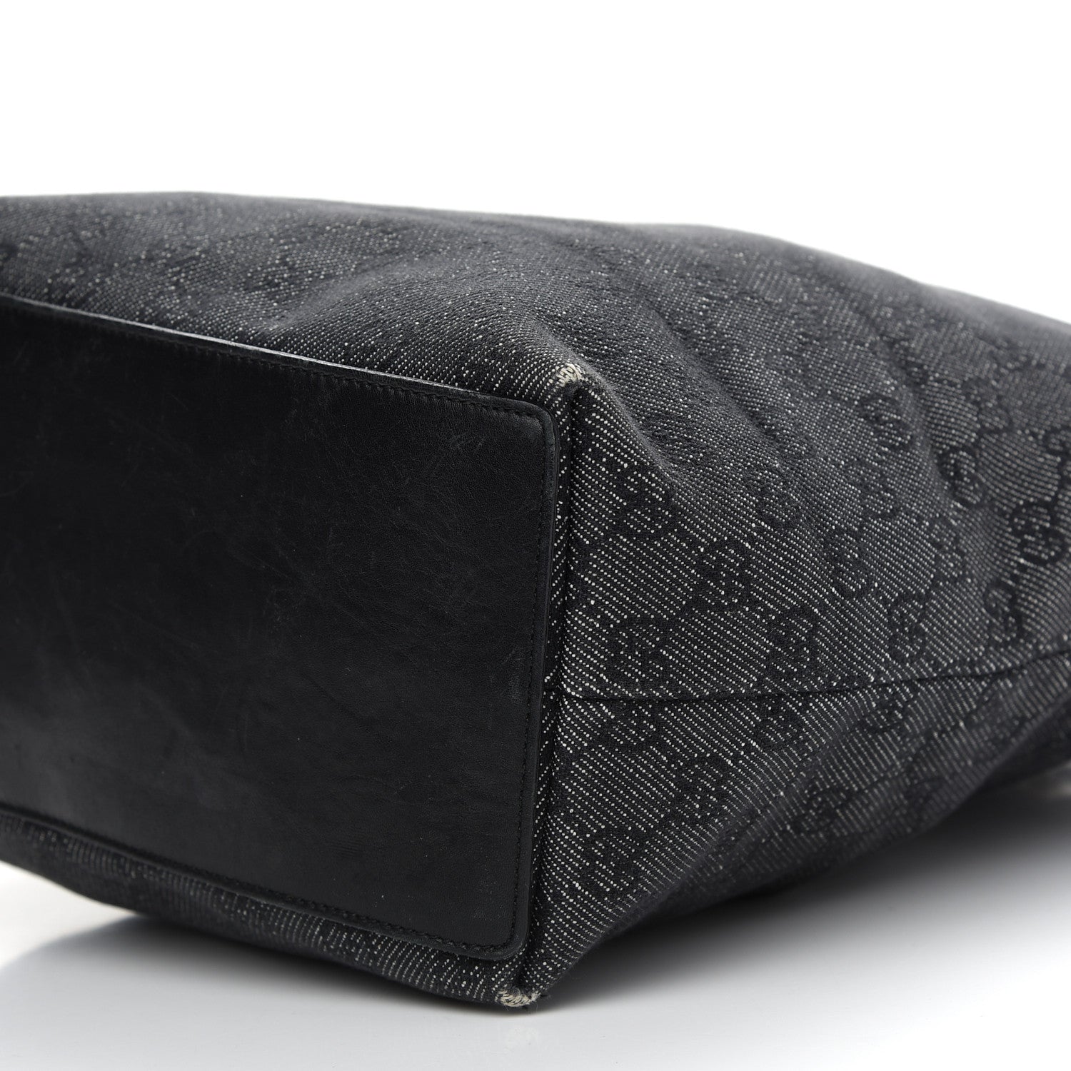 Gucci Monogram Large Bucket Tote Black 8 of 9