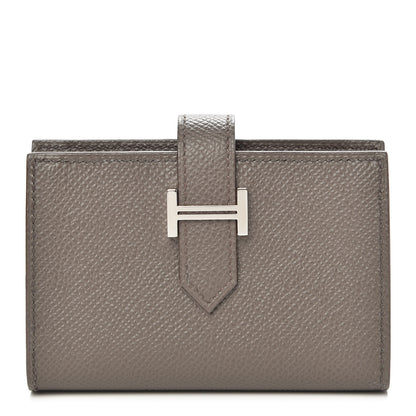 Hermes Epsom Mini Bearn Wallet Etain 1 of 8