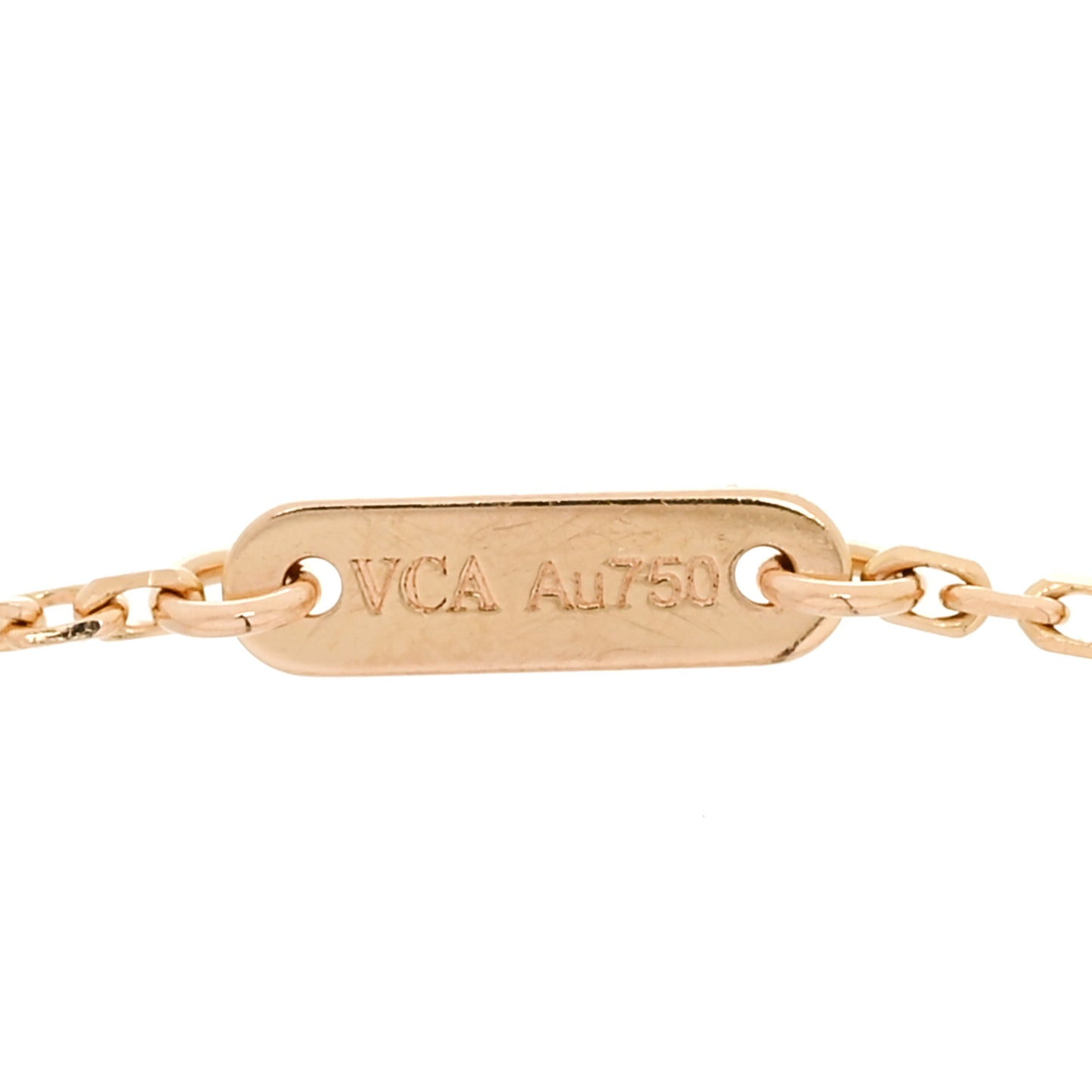 18K Rose Gold Carnelian Sweet Alhambra Bracelet