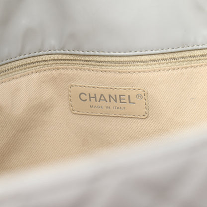 Chanel Vinyl Quilted Large In The Business Tote Light Grey 7 of 14