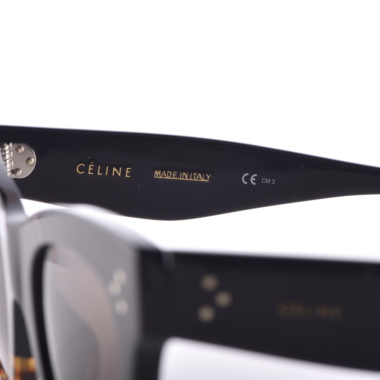 Celine Catherine Sunglasses CL 41098/F/S Black Havana 5 of 6