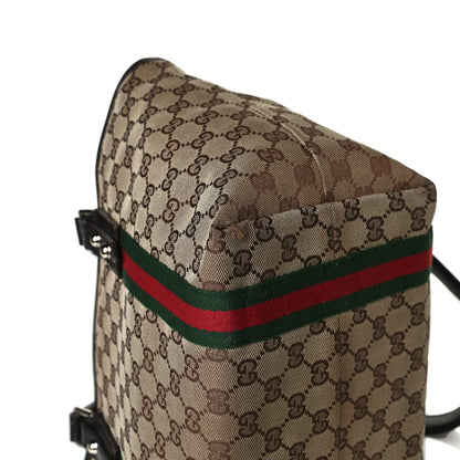 Gucci Monogram Medium Jolicoeur Tote Dark Brown 16 of 20
