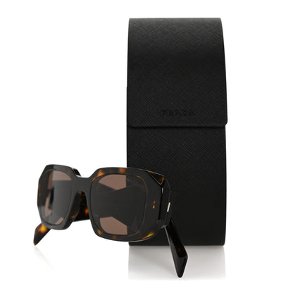 Prada Acetate Symbole Sunglasses SPR 17W Havana 10 of 10