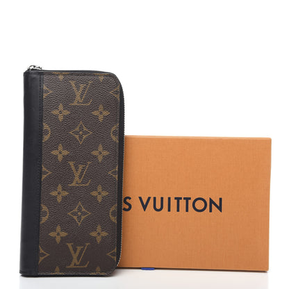 Louis Vuitton Monogram Macassar Vertical Zippy Wallet 6 of 6