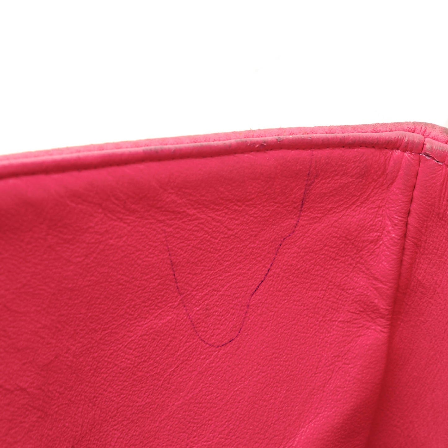 Iridescent Caviar Quilted Jumbo Double Flap Pink